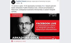 Fujifilm zaprasza na live stream o roli cyfrowej fotografii w klasycznym fotoreporta�u