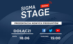 Konferencja on-line na kanale Youtube na temat nowo�ci SIGMA