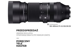 Rusza przedsprzeda� obiektywu SIGMA 100-400 mm f/5-6.3 DG DN OS