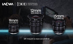 Filmowe obiektywy Venus Optics z bagnetem Canon RF