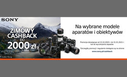 Zimowy Cashback Sony do 2000 z