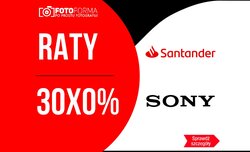 Raty 0 procent na produkty Sony w sklepie Fotoforma