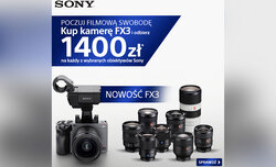Promocja na Sony FX3 w BEiKS