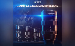 Sirui 75 mm f/1.8 Anamorphic 1.33x - ruszyła kampania Sirui 75 mm f/1.8 Anamorphic 1.33x - ruszyła kampania