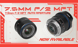 Laowa 7.5 mm f/2 ze stykami Laowa 7.5 mm f/2 ze stykami