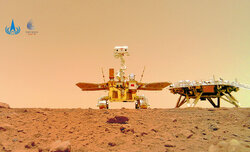 Pierwsze chińskie zdjęcia z Marsa Pierwsze chińskie zdjęcia z Marsa