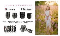 Letnia promocja na obiektywy marki 7Artisans i TTArtisan