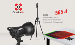 Zestaw promocyjny Quadralite VideoLED 600