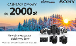 Zimowy cashback Sony w sklepie Fotoforma.pl