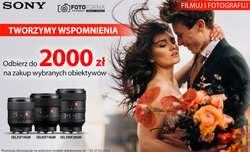 Promocja na obiektywy Sony w sklepie Fotoforma.pl