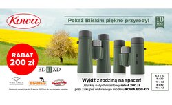 Promocja na lornetki Kowa