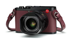 Leica Q2 Cowhide Leather Raspberry