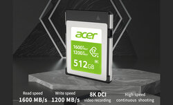 Karty CFexpress typu B Acer Storage