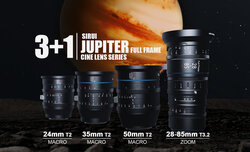 Nowe obiektywy filmowe Sirui Jupiter