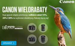 Wyjątkowe promocje Canon w sklepie Fotoforma.pl Wyjątkowe promocje Canon w sklepie Fotoforma.pl