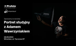 Warsztaty - Portret studyjny z Adamem Wawrzyniakiem Warsztaty - Portret studyjny z Adamem Wawrzyniakiem