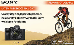 Letnie promocje Sony w sklepie Fotoforma.pl