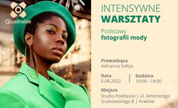 Warsztaty fotografii modowej w Krakowie