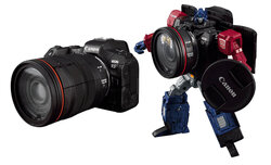 Canon EOS R5 jako Transformers