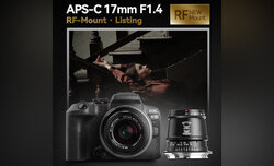 TTartisan 17 mm f/1.4 z nowym mocowaniem