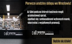 Pierwsze urodziny sklepu Fotoforma we Wrocawiu
