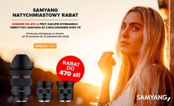 Cashback na obiektywy Samyang