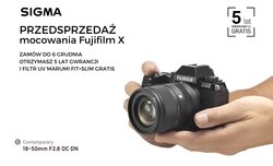 Sigma 18-50 mm f/2.8 DC DN Fujifilm X - przedsprzedaż