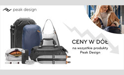 Obniżka cen produktów Peak Design Obniżka cen produktów Peak Design