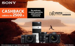 Start letniego Cashbacku Sony w sklepie Fotoforma.pl