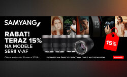 Trwa promocja na obiektywy Samyang V-AF