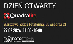 Dzie otwarty z Quadralite w Fotoformie