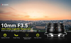 7Artisans 10 mm f/3.5