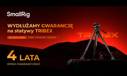 4 letnia gwarancja na statywy Smallrig TRIBEX Potato Jet!