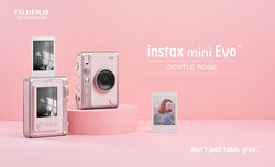 instax mini Evo Gentle Rose