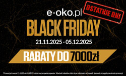 Ostatnie dni promocji Black Friday w e-oko