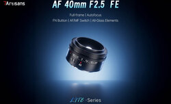 7Artisans AF 40 mm f/2.5 Lite