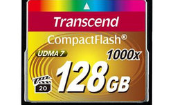 TRANSCEND wprowadza szybkie karty CF 1000x