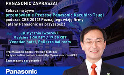 Przemwienie prezesa Panasonic Kazuhiro Tsugi na CES 2013