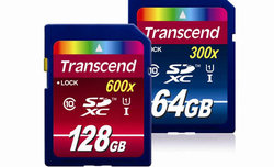 Transcend SDXC UHS-I 64GB i 128GB