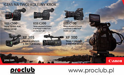 Promocja na produkty Canon PRO VIDEO