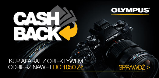 Olympus CASH BACK - zwrot nawet do 1050 z