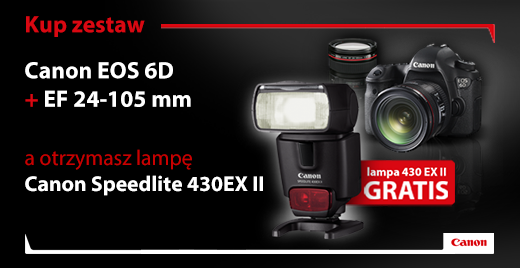 Promocja firmy Canon - lampa Speedlite 430EX II w prezencie