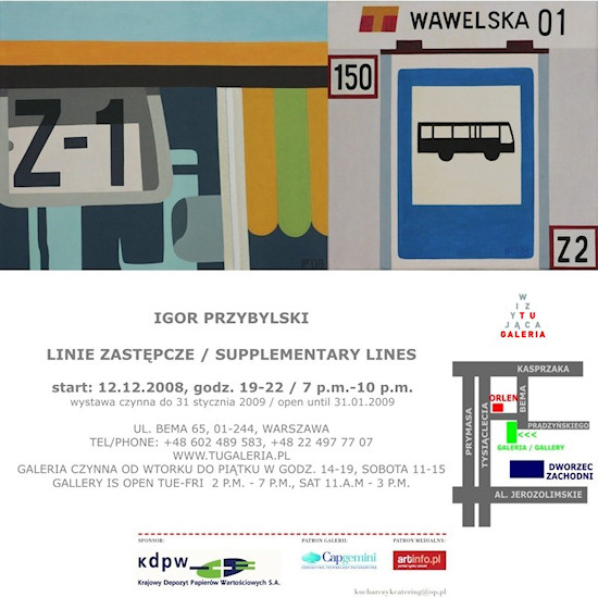 Linie zastpcze - wystawa w WizyTUjcej Galerii