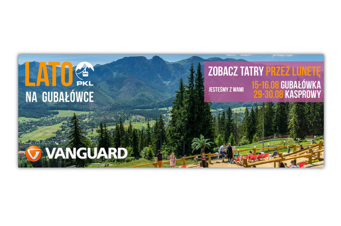 Vanguard - zobacz Tatry przez lunet
