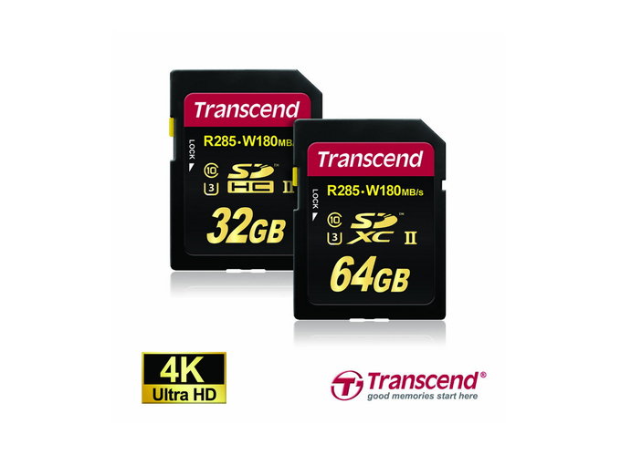 Karty Transcend SDHC/SDXC UHS-II U3