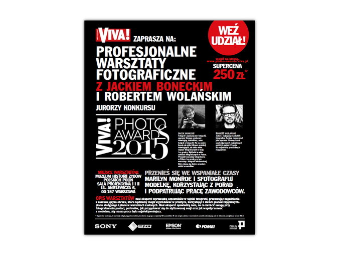 Warsztaty fotograficzne z Jackiem Boneckim i Robertem Wolaskim