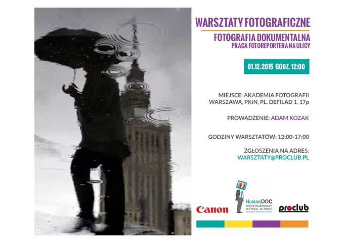 Warsztaty fotografii dokumentalnej w Warszawie