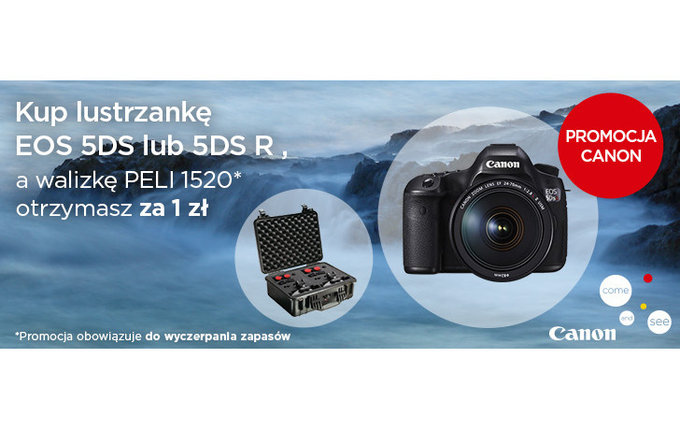 Promocja przy zakupie lustrzanek Canon EOS 5Ds i EOS 5Ds R