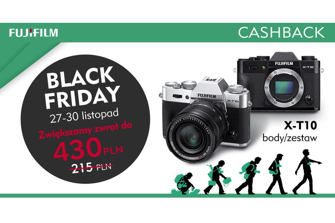 Fujifilm - akcja cashback z aparatem Fujifilm X-T10