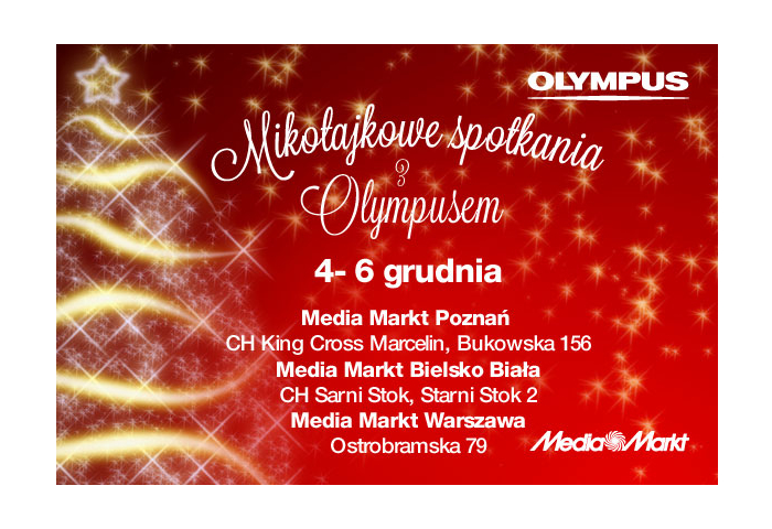Olympus zaprasza na mikoajkowe spotkania
